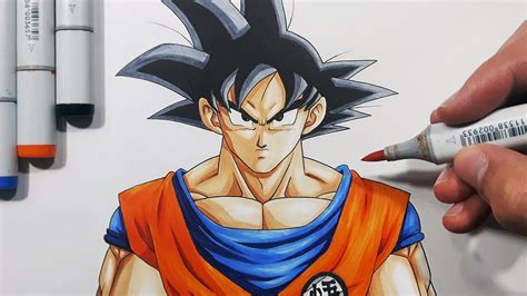 goku drawing easy|goku quick draw.